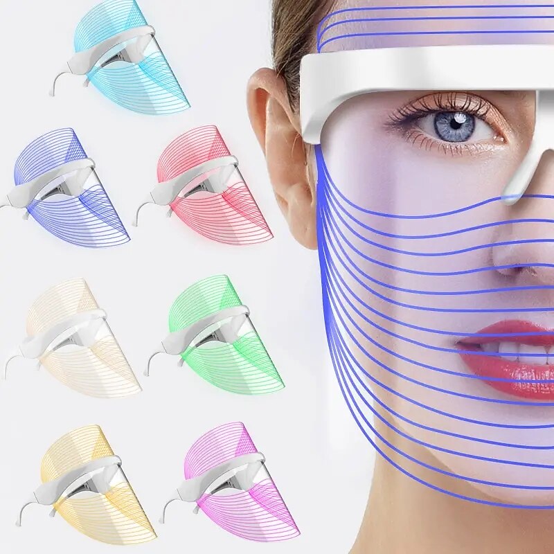LED Light Face Mask Skin Rejuvenation Smoothes Wrinkle Acne Daily Skin Care At Home2