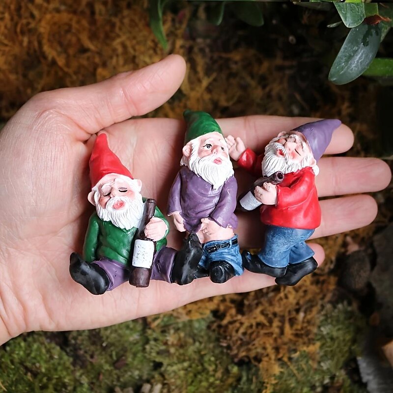 Outdoor Landscape Ornaments, Personality Garden Ornaments, Elf Resin Crafts4