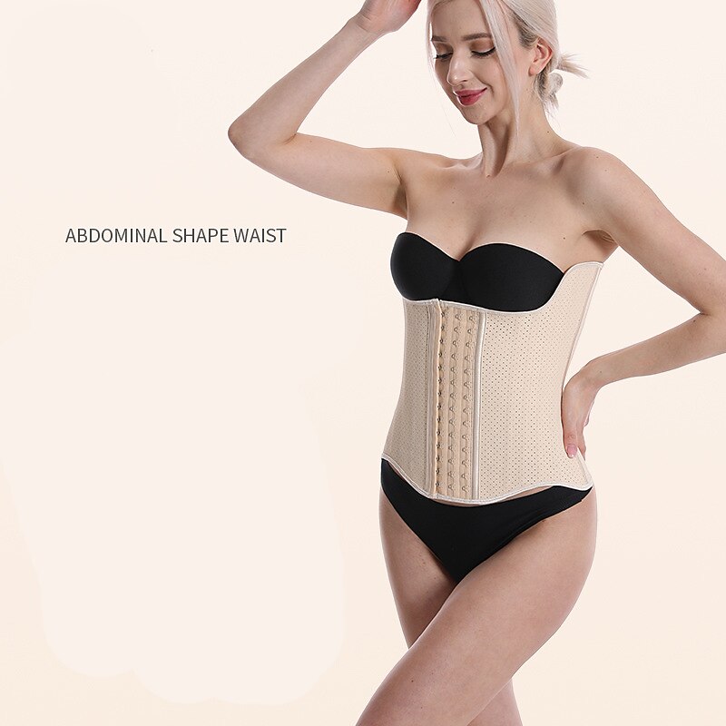Women's Underbust Latex Sport Girdle Waist Trainer Corsets Hourglass Body Shaper corset 25 bone 29 high abdomen corset postpartum sports fitness2