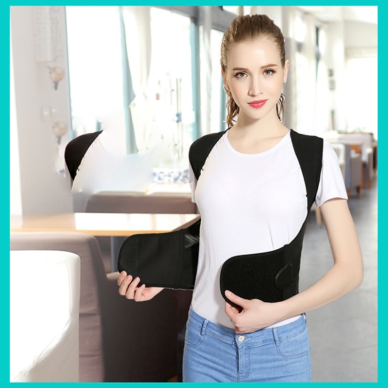 Posture Corrector for Men and Women Back Brace for Posture Adjustable and Comfortable Pain Relief for BackShouldersNeck3