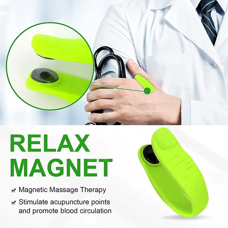 1pc Finger Joint Hand Massager Wearable Acupressure Massager Blood Circulation Headache Relief Tension Relief Relieving Head Pain 1.97*1.12