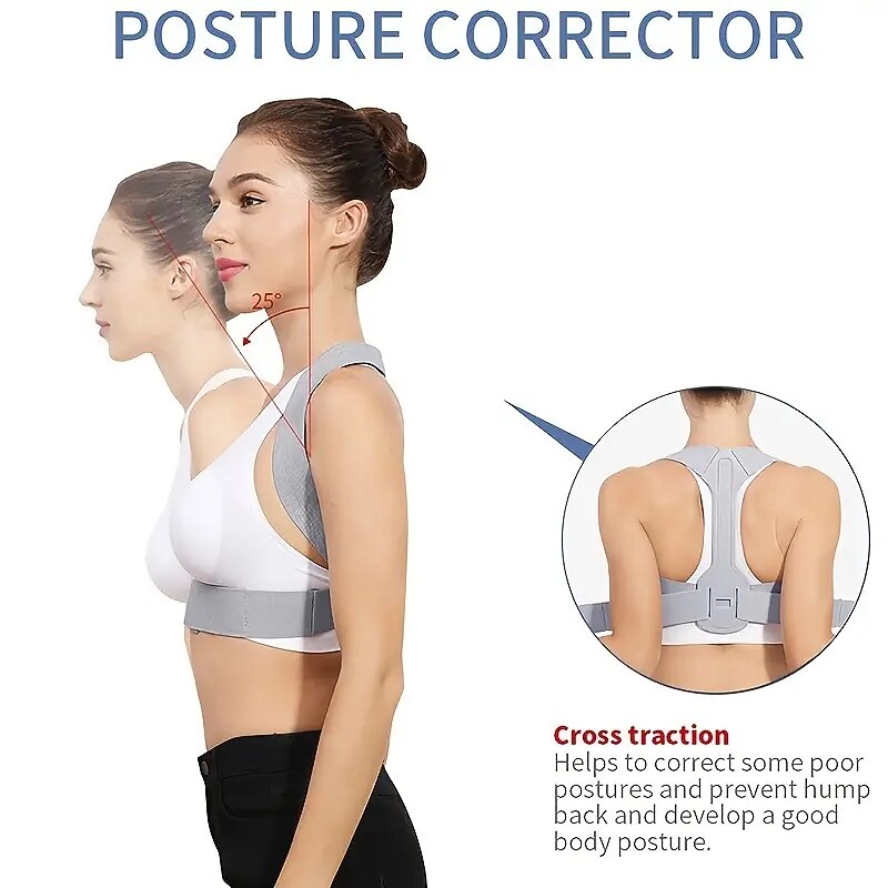Posture Corrector Adjustable Back Posture Correction Strap For Humpback Correction (Order A Size Up)3
