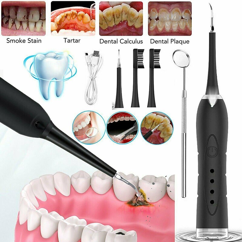 1pc Electric Dental Remover Kit Household Tartar Scraper Tartar Remove4