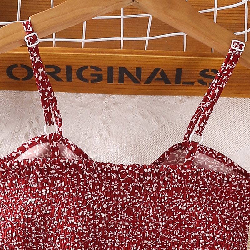 2 Pieces Kids Girls' Graphic Skirt & Shirt Set Short Sleeve Active School 7-13 Years Summer Red3