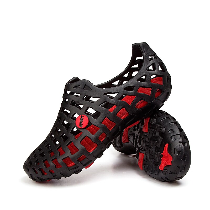 Men's Lightweight Breathable Water Shoes – Slip-On Hollow Design with Anti-Slip Sole for Outdoor Activities2