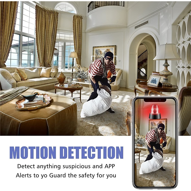 Mini Camera WiFi Wireless IP Cameras for Home Security Surveillance with Video 1080P Small Portable Nanny Cam with Phone App Motion Detection Night Vision for Indoor Outdoor Small Camera4