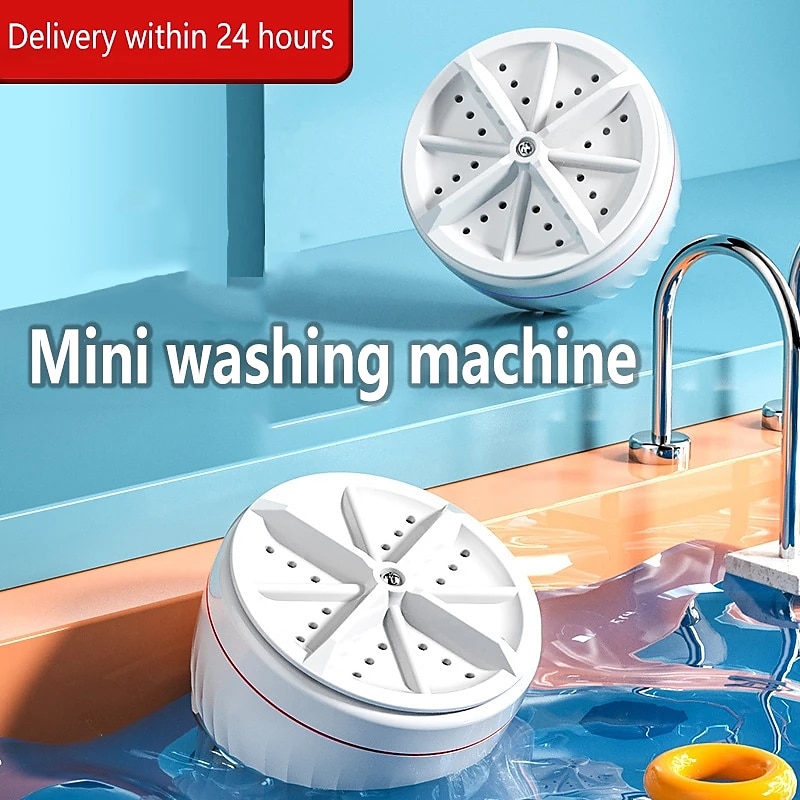 Mini Washing Machine USB Rotating Turbine Portable Washing Machine Socks Underwear Washing Machine
