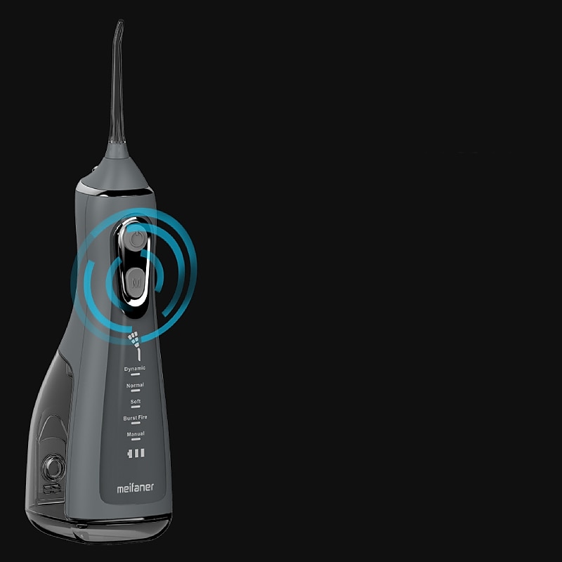 Cordless Water Dental Flosser for Teeth - Portable and Rechargeable 300ML Oral Irrigator with 5 Modes IPX7 Waterproof Powerful Battery Life Water Dental Picks for Travel Home Use4