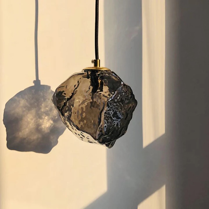 Lava ice chandelier hallway basements chandelier Scandinavian modern minimalist creative bedroom corridor indoor lamp4