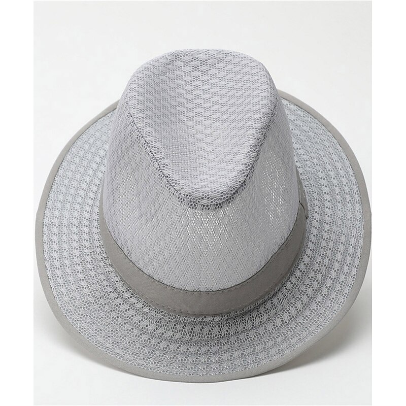 Men's Sun Hat Soaker Hat Safari Hat Gambler Hat Beach Hat Black khaki Polyester Travel Beach Outdoor Vacation Plain Sunscreen3