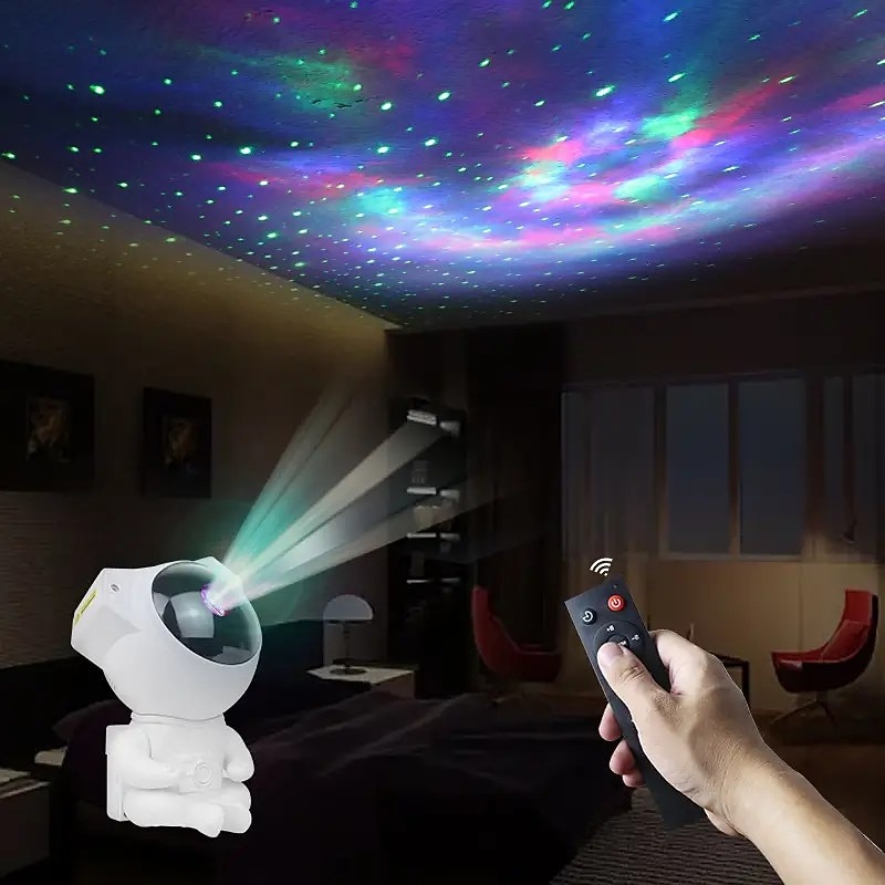 Star Projector Astronaut Lamp Galaxy Night Light Starry Nebula Astro Projector with Remote Projection Space Lamp for Gaming Room Kid Adults Bedroom2