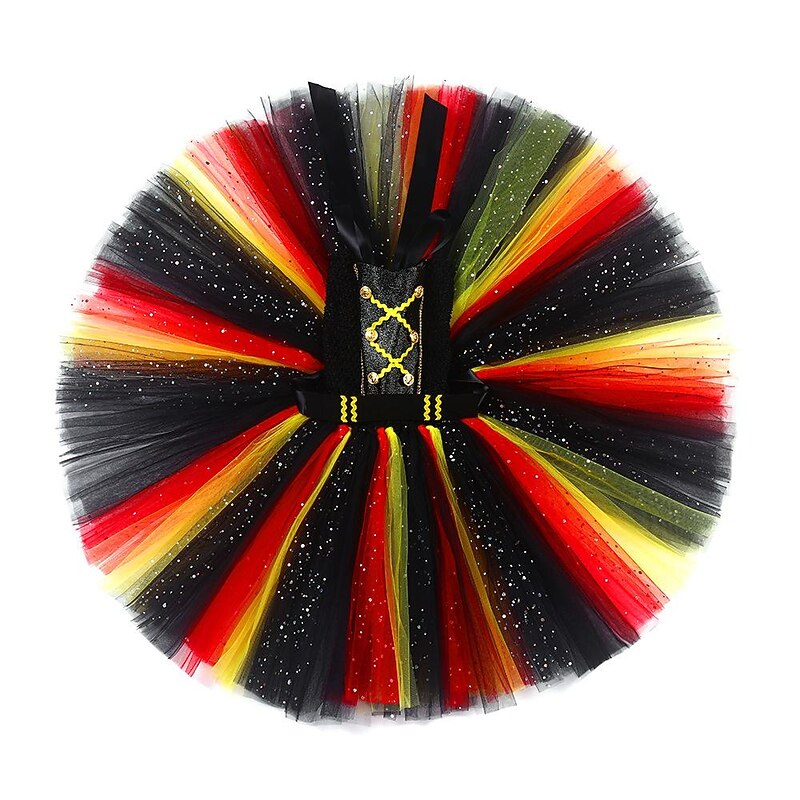 Pirates of the Caribbean Pirates of the Caribbean Dress Flower Girl Dress Tulle Dresses Cosplay Movie Cosplay for Girls' Kid's Children's Day Masquerade4