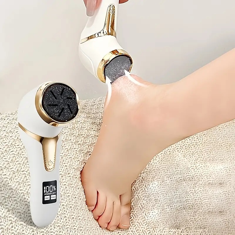 Electric Callus Remover For Feet With Dander Vacuum Cleaner Rechargeable Foot Callus Remover Pedicure Tools Foot File Professional Foot Care Kit Dead