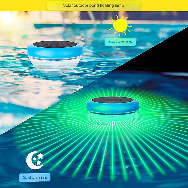 Solar Floating Lights Outdoor Pond Courtyard Swimming Pool Floating Garden Lawn Decoration Lights Solar Pool Landscape Lights4