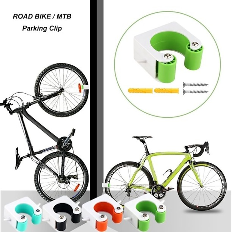 Bicycle Wall Mount Hook Bicycle Parking Rack Mountain Bike Buckle Stand Holder Cycling Accessories Mount Hook Mountain Bike Parking