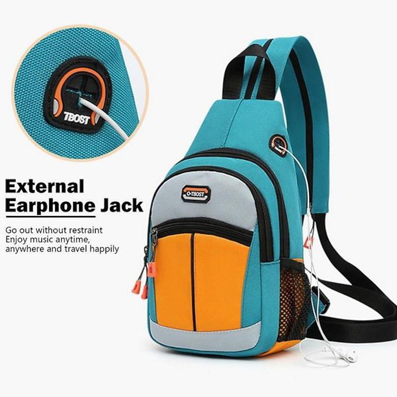 New Men's Women's Fashion Multi Function Mini Backpack Small Chest Bag Messenger Bag Female Sports Bag Travel Bagpack Crossbody Bag Girl Back Pack Waterproof Oxford Cloth Outdoor Bags2