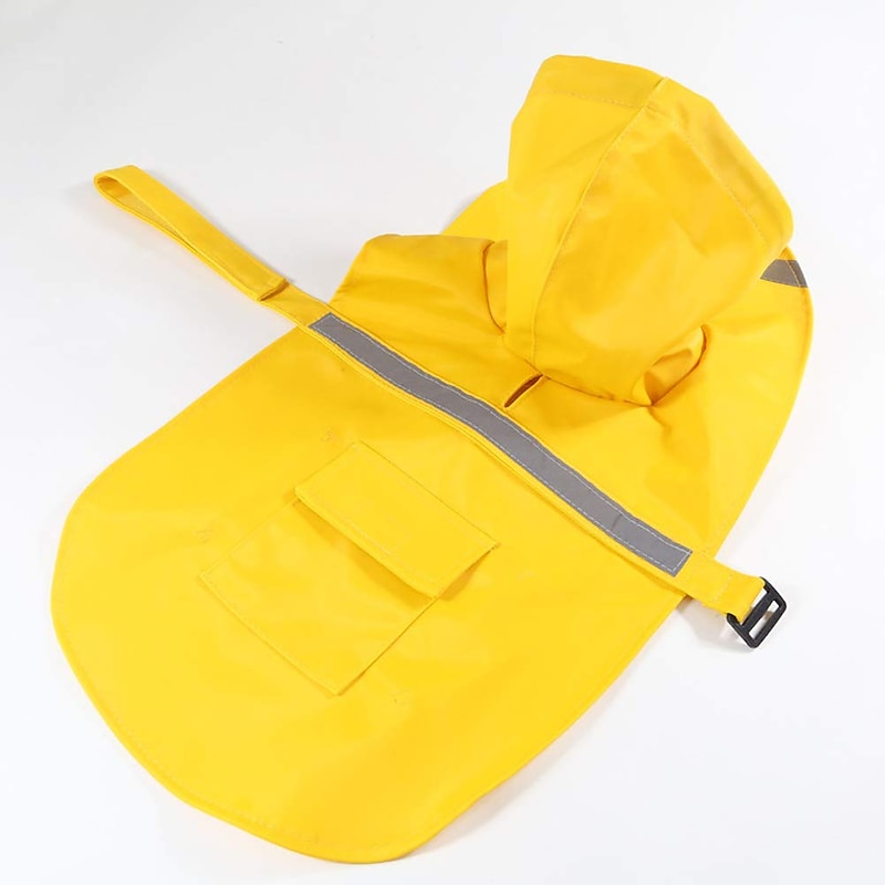 Dog Rain Coat Rain Jacket Fashion Reflective Sports & Outdoors Safety Beach Pool Dog Clothing for Husky Golden Retriever Bichon Frise Pomeranian Small4
