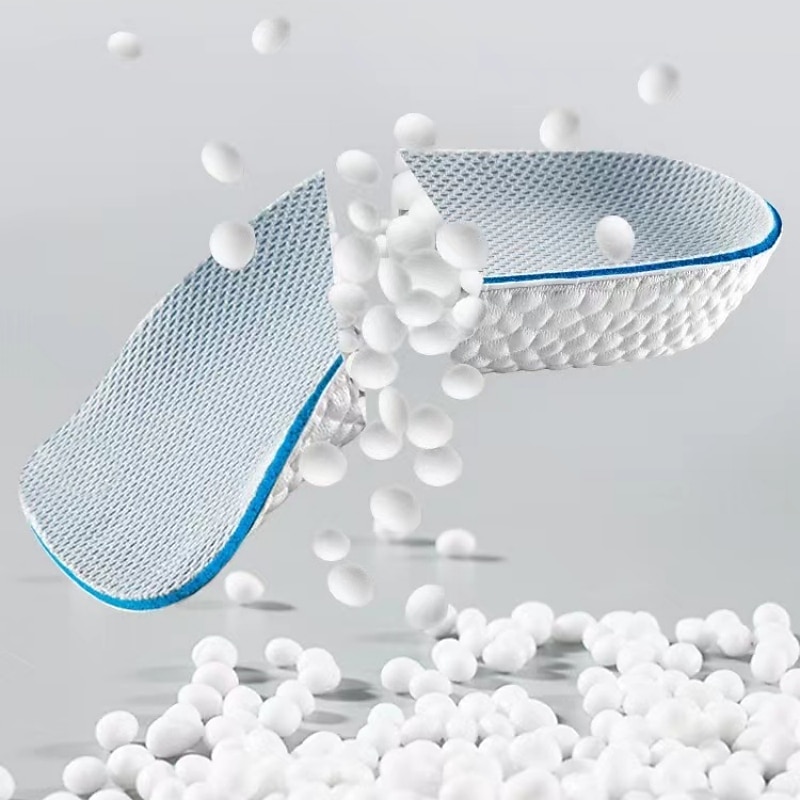 1Pair/pack Invisible Height Increasing Insole Orthopedic Arch Support Insole Soft Elastic Light Weight for Men Women Shoes Pads4