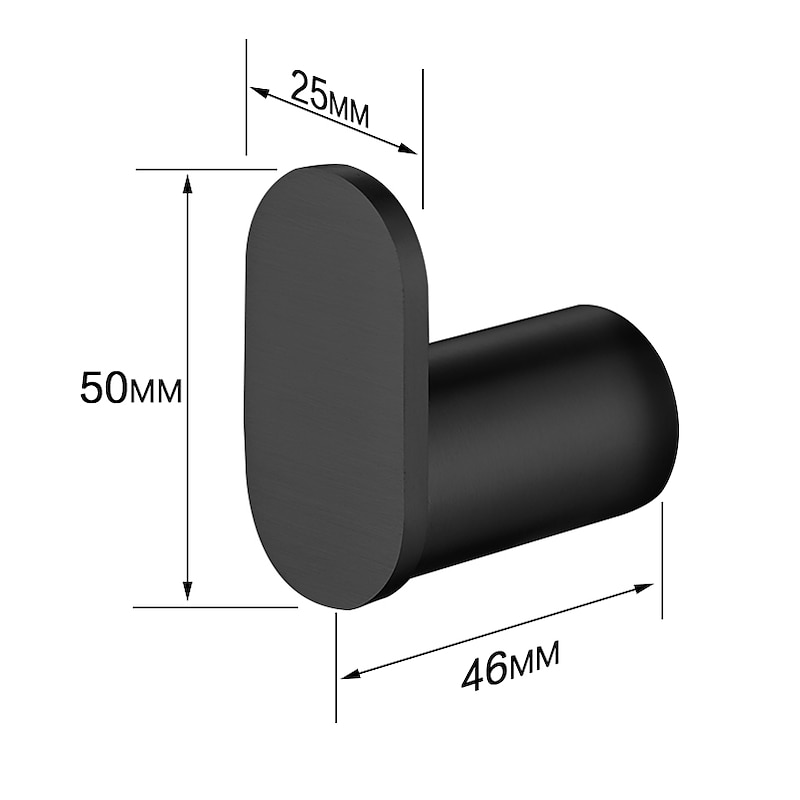 Robe Hook Wall Mounted SUS 304 Stainless Steel Clothes Towel Hooks for Bathroom Kitchen Garage Heavy Duty Stylish Hotel3