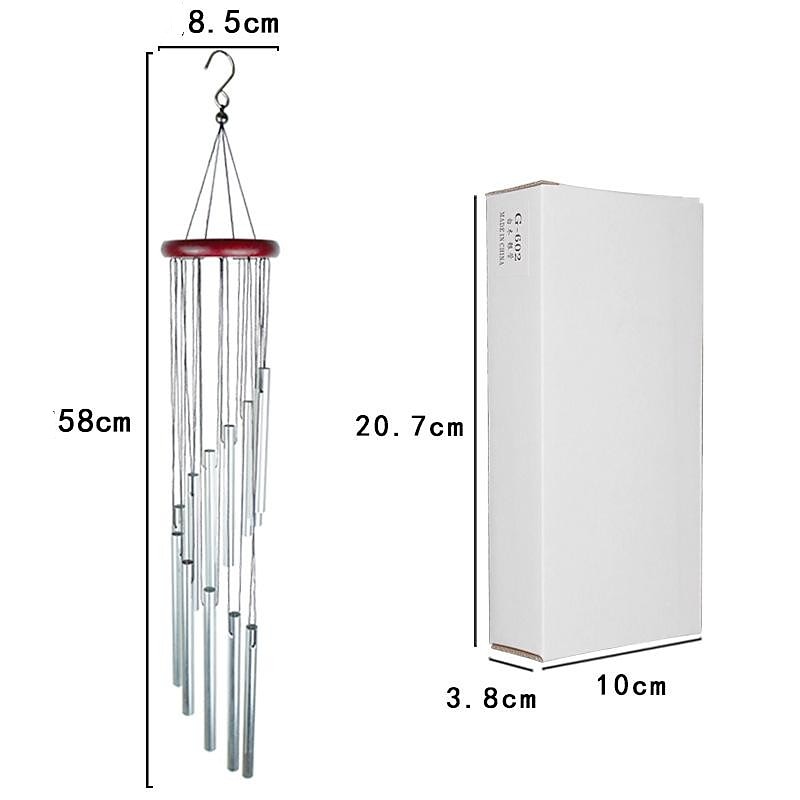 Wind Chimes for Outside, 23” Melodic Wind Chimes with 12 Tuned Tubes for Mother Mom, Elegant Garden Decor, for Mom Mother Grandma Aunt2