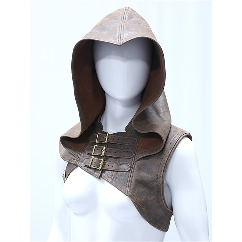 Retro Vintage Punk & Gothic Medieval Masquerade Shawls Viking Ranger Elven Archery Fancy Dress Men's Women's Unisex Viking Fantasy Masquerade Party Adults' Shawl