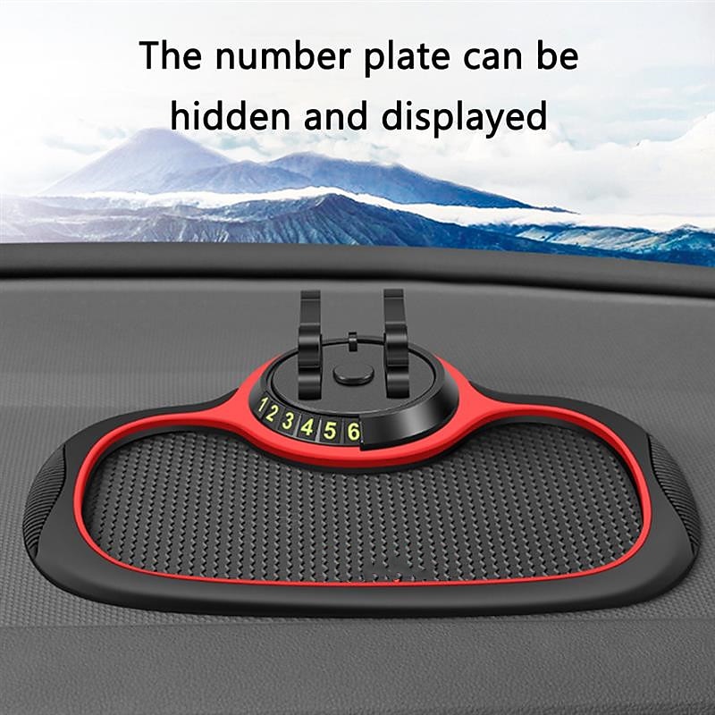 Multi-Functional Car Anti-Slip Mat, Auto Phone Holder Non Slip Sticky Anti Slide Dashboard Phone Mount Silicone Dashboard Car Pad Mat2