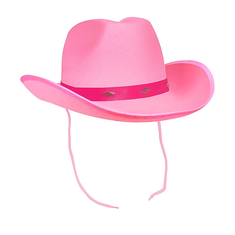 Men's Unisex Cowboy Hat Black White Cotton Stylish Travel Western Cowboy Outdoor Vacation Plain Adjustable3