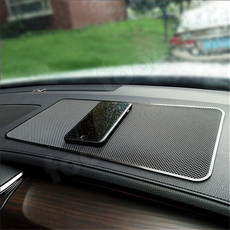 Car Dashboard Non-Slip Sticky Mat Phone Key Holder Non-Slip Mat Magic Anti-Slip Pad Adhesive Mat Car Sticker For BMW Car Accessories (200mm X 130mm)3