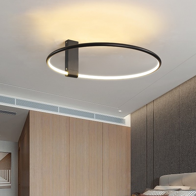 40 cm Adjustable LED Round Ceiling Light Gold Black Designer Minimalist Art Front Desk Conference Room Business Building Restaurant Clothing Store4