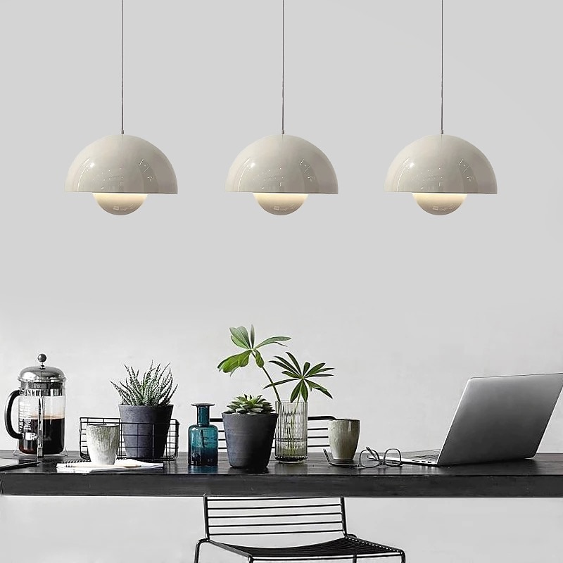 Flower Bud Chandelier Macaron Adjustable Dropped Pendant Lamp Bedroom Bedside Decoration Hanging Lamp E27 1-Light Color Pendant Lamp Ceiling Lighting Fixtures3