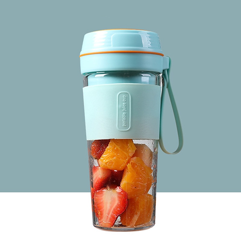 Portable Electric Juicer Smoothie Blender 4 Knife Mini Blenders USB Wireless Rechargeable Mixer Juicers Cup for Sports Travel2