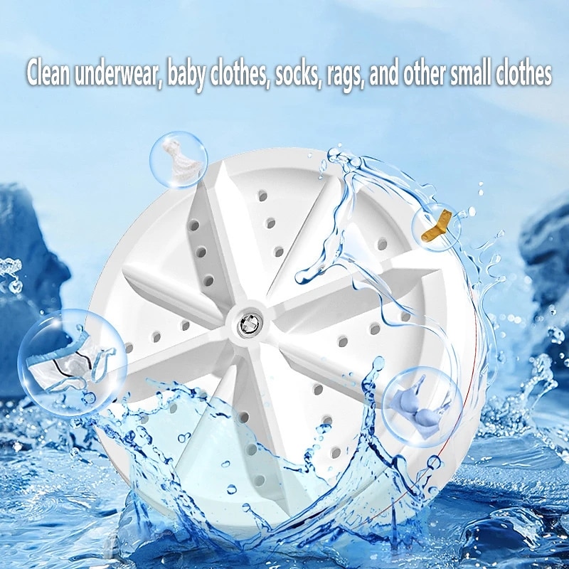Mini Washing Machine USB Rotating Turbine Portable Washing Machine Socks Underwear Washing Machine4