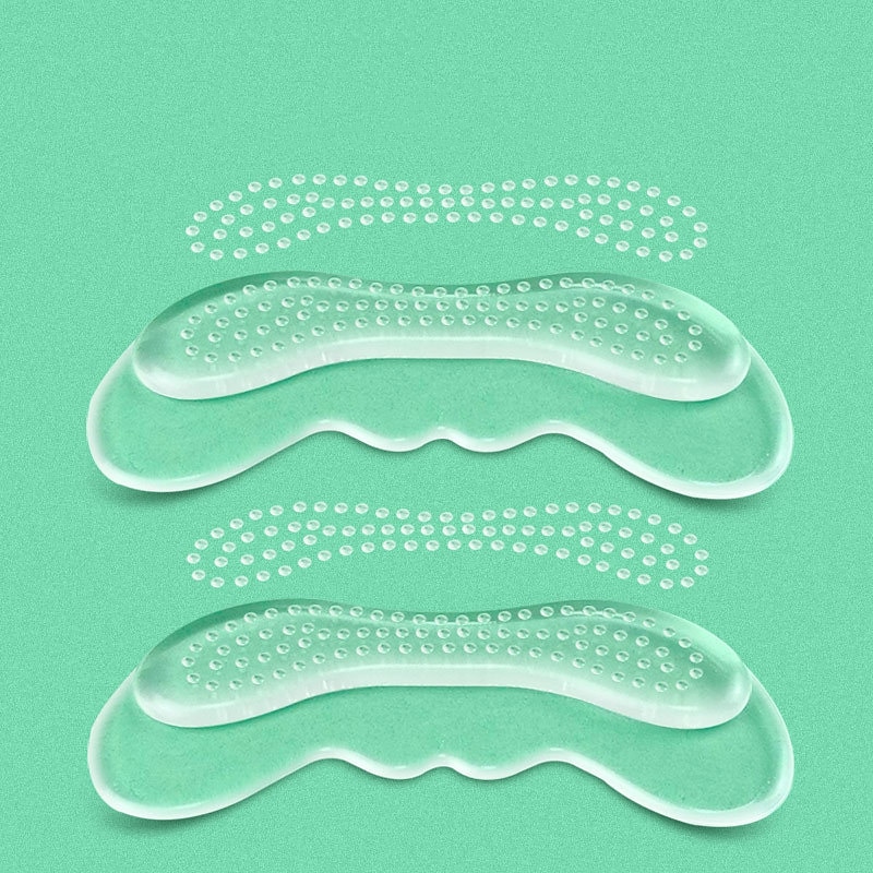 Women's Anti-Slip Gel Heel Cushion Inserts – Transparent Silicone Shoe Pads for Blister Prevention & Comfort – Ideal for High Heels, Flats & Loafers3