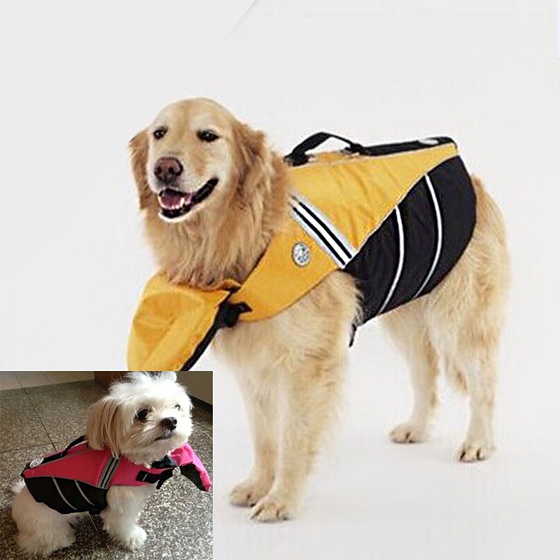 Dog Vest Life Vest Dog Life Jacket Fashion Sports & Outdoors Safety Beach Pool Dog Clothing for Husky Golden Retriever Bichon Frise Pomeranian Small2
