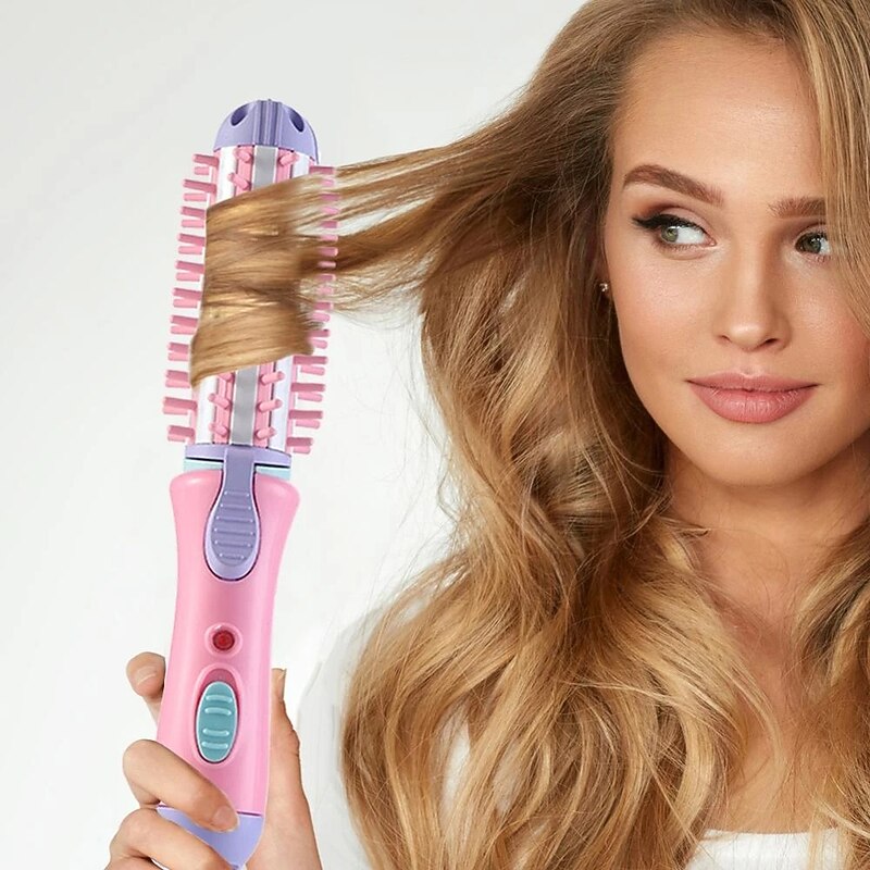Mini Electric Hair Styler Travel Curler Curling Dryers Styling Tool Hair Straightener Ionic Curler Professional Hot Brush2