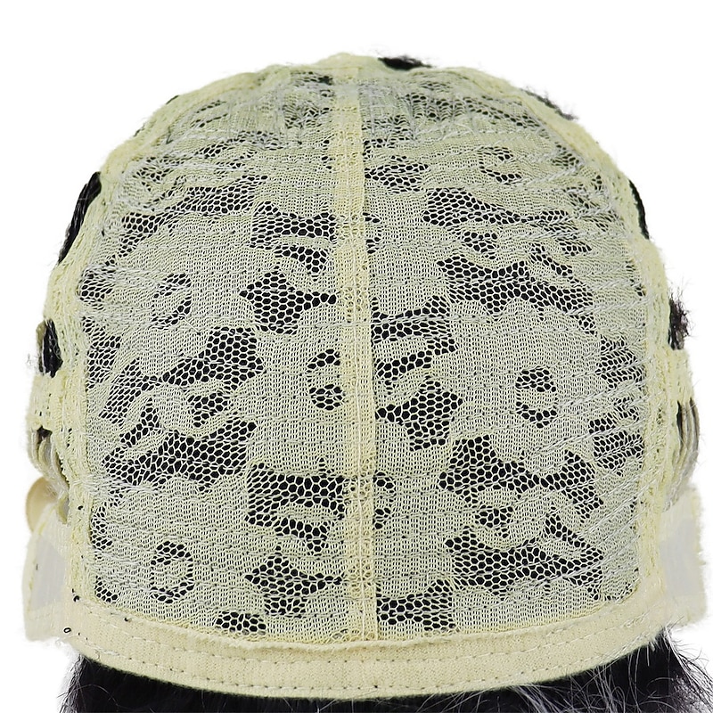 Short Wig Ombre Silver Grey Wigs for Women Synthetic Hair with Bangs Natural Hairstyle for Old Lady Mommy Wig Cap Free4