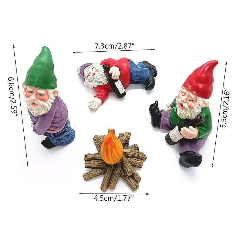 Outdoor Landscape Ornaments, Personality Garden Ornaments, Elf Resin Crafts2