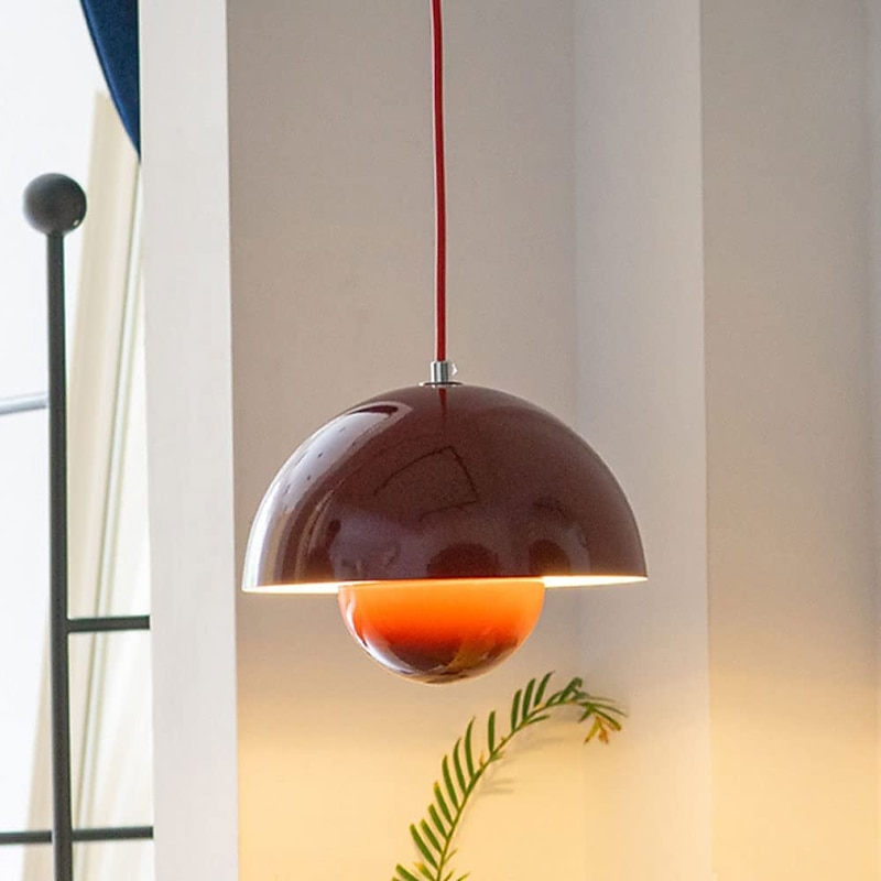 Flower Bud Chandelier Macaron Adjustable Dropped Pendant Lamp Bedroom Bedside Decoration Hanging Lamp E27 1-Light Color Pendant Lamp Ceiling Lighting Fixtures2