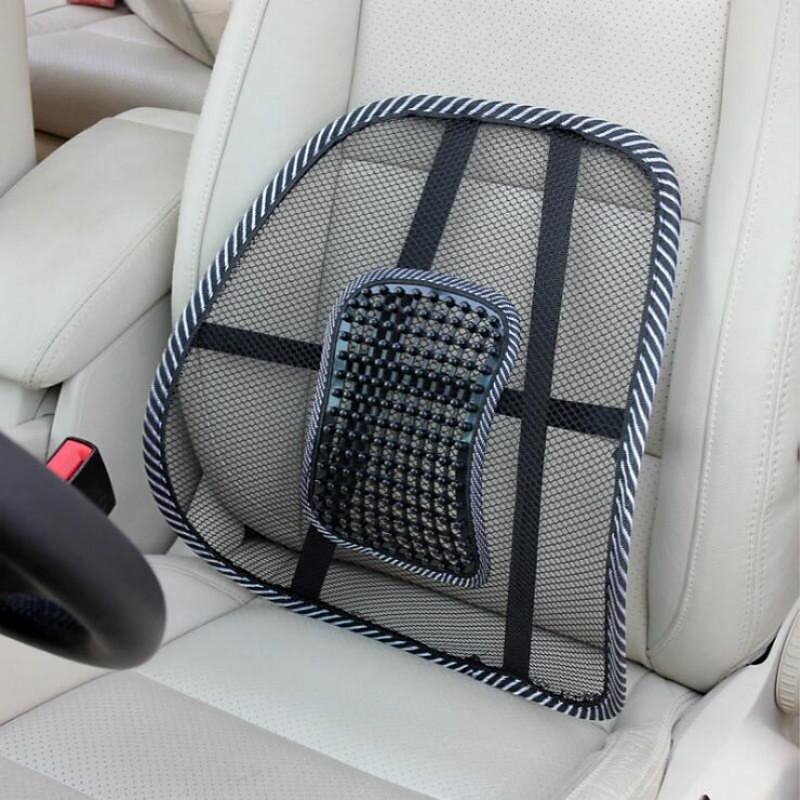 Car Seat Lumbar Support Cushion Summer Breathable Massage Cushion Mesh For Car / Truck / Office / Home2