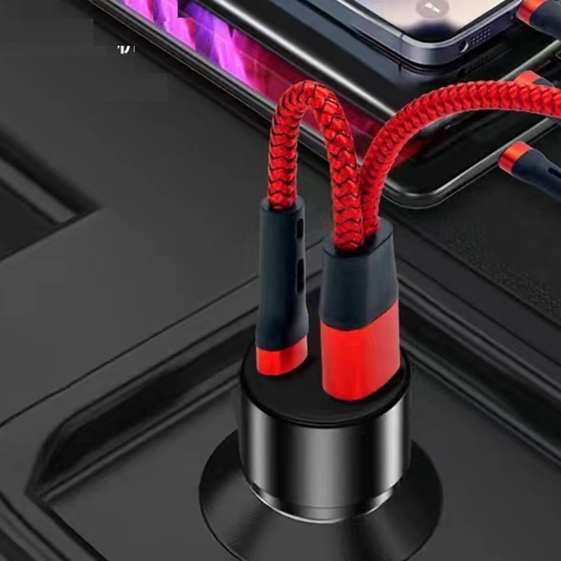 MOMAX Apple MFi Certified Multi Charging Cable USB A to Type C / Micro / IP 3 A Fast Charging Nylon Braided Durable 3 in 1 For Macbook iPad Samsung Phone Accessory2