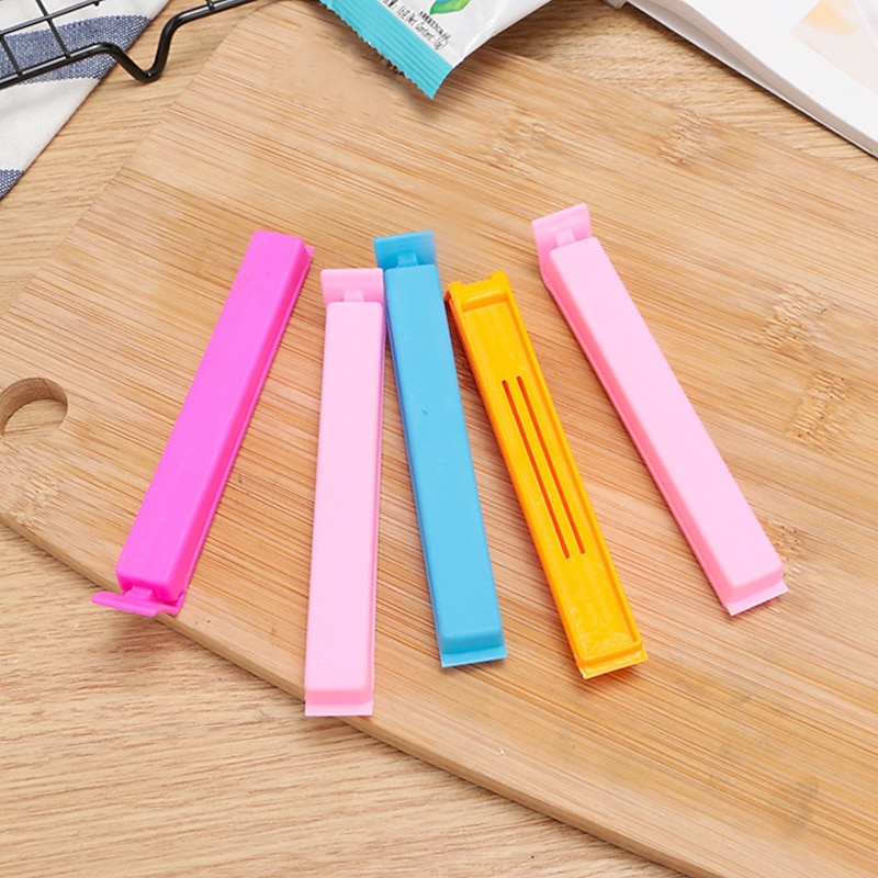 10pcs 11cm sealing clip food sealing clip environmentally friendly plastic bag sealing clip moisture-proof clipColor Random4