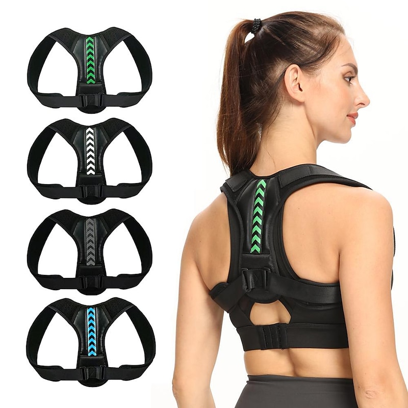 Posture Corrector Hunchback Corrector Corset Adjustable Unisex Back Brace Support Clavicle Spine Back Shoulder Lumbar 2025 - $12.99