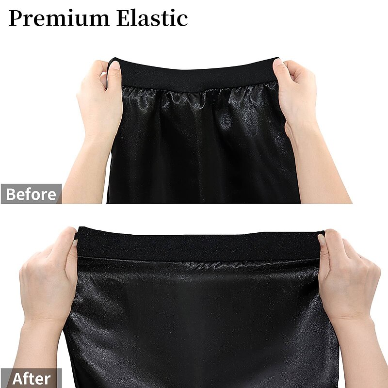 Large Women Silk Satin-Bonnet Extra Soft Elastic Band Sleeping Caps for Curly Dreadlock Braid Hair3