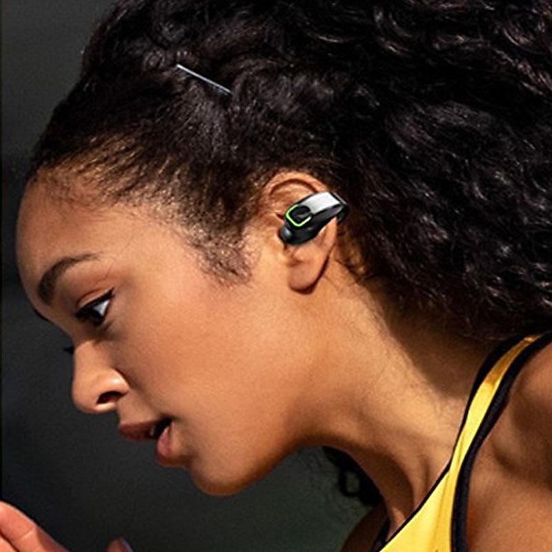 Painless Wear Ear-clip EarphonesTWS Bluetooth5.3 Single Ear Earphone with MicrophoneNoise Cancelling Touch Control Earphones3