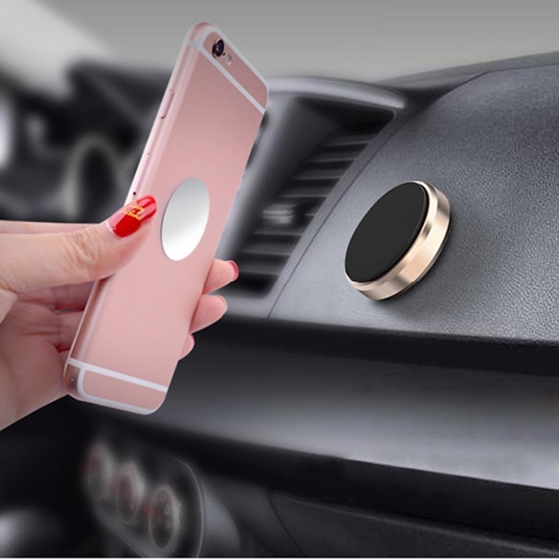 Magnetic Car Phone Holder Universal Mobile Phone GPS Stand Mini Mount For iPhone Samsung Huawei3