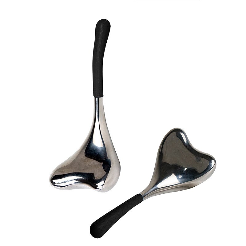 New Icing Facial Stainless Steel Mermaid Shape Spoons Cooling Ice Globes Face Massager Facial Cryo Sticks Gua Sha Massage2