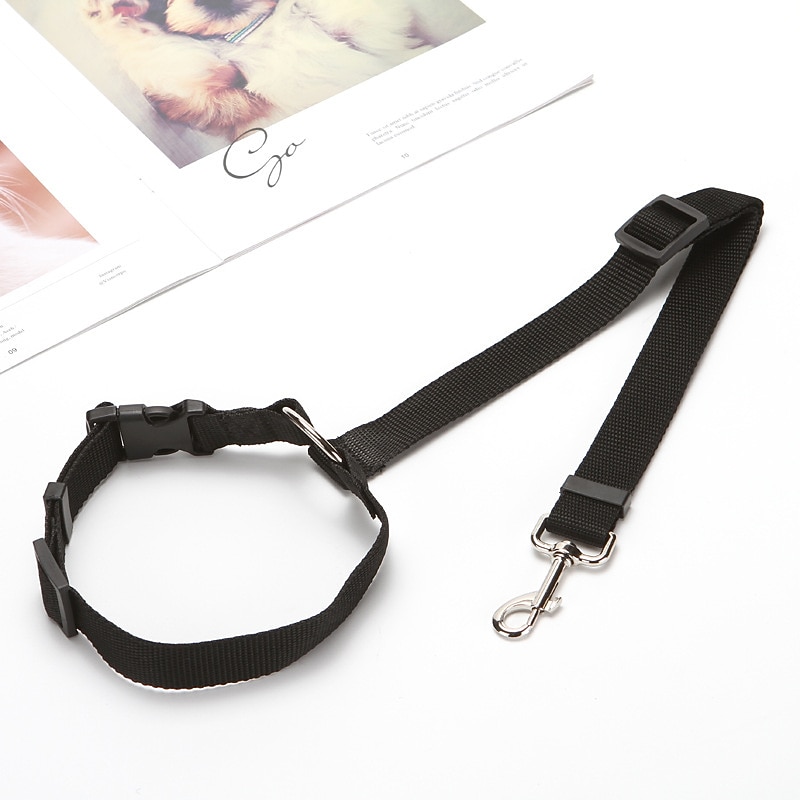 Dog Pet Car Seat Belt Lead Belt Rear Seat Belt Adjustable Dog Rope Seat Belt2