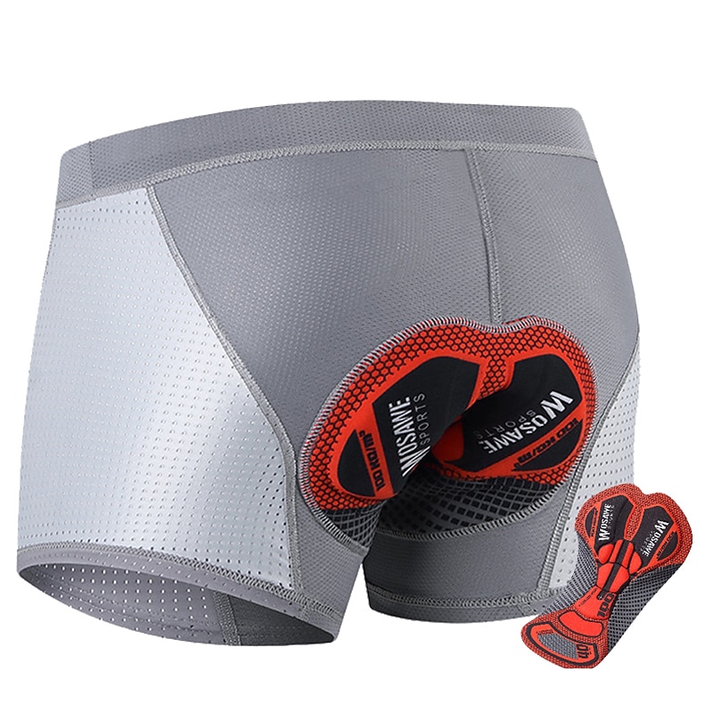 Men's Cycling Underwear Bike Shorts Cycling Padded Shorts Bike Shorts Underwear Shorts Padded Shorts / Chamois with 3 Rear Pockets Mountain Bike MTB Road Bike Cycling 4D Pad Quick Dry Reduces Chafing4