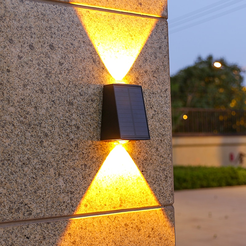 Solar Outdoor Wall Light Waterproof High Brightness Garden Decor Lights Backyard Courtyard Home Decor Solar LED Wall Lamps3