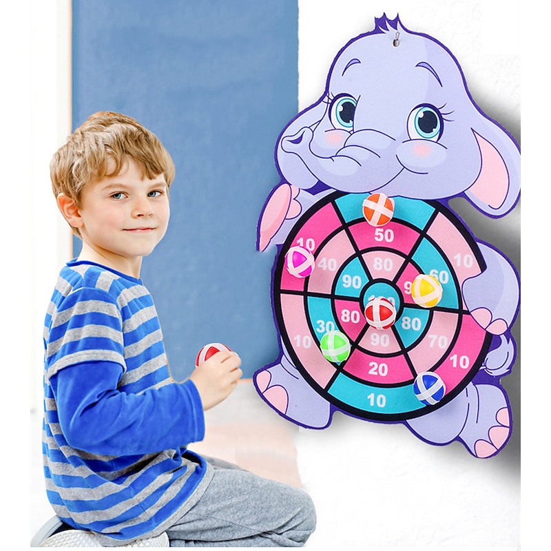 Children Cartoon Animal Dart Board Sticky Ball Rabbit Family Interactive Educational Toy Festival Gift for Christmas Gifts3